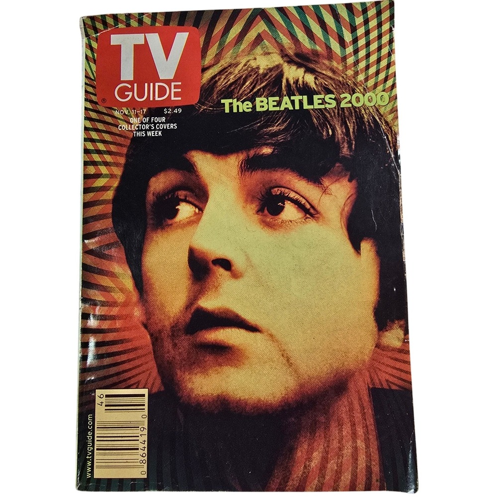 TV Guide November‎ 11-17, 2000 THE BEATLES (PAUL McCARTNEY)